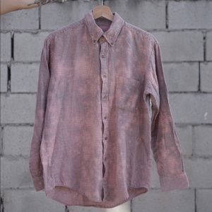 baby checkers w/ spots flannel button up.